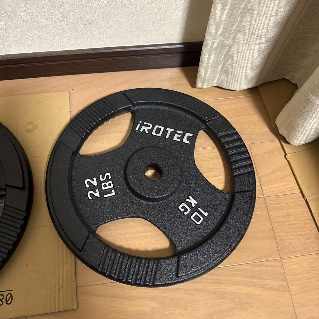 ■iROTEC■アイロテック■ダンベルプレート ■10kg 2枚セット
