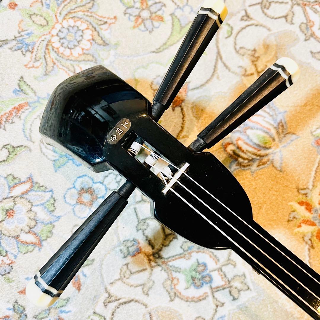 極美品✨沖縄 三線 特上 本革　蛇柄 三味線