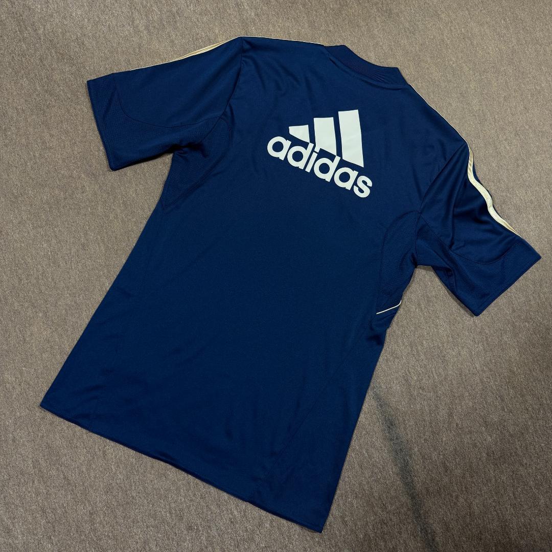 Chelsea adidas ネイビーシャツ サッカーユニフォーム ビンテージ