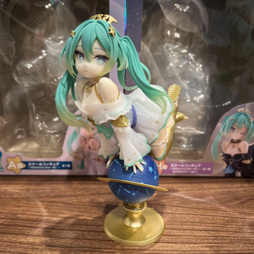 初音ミク　タイトーくじ　フィギュア2点セット