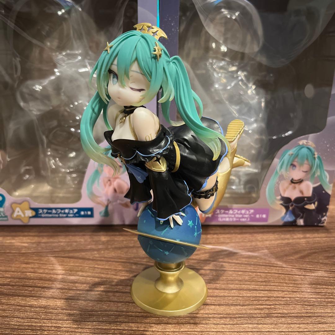 初音ミク　タイトーくじ　フィギュア2点セット