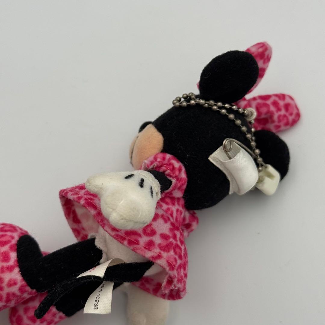 ✨希少✨当時物✨ レオパード ミニー マスコット ぬいぐるみバッジ
