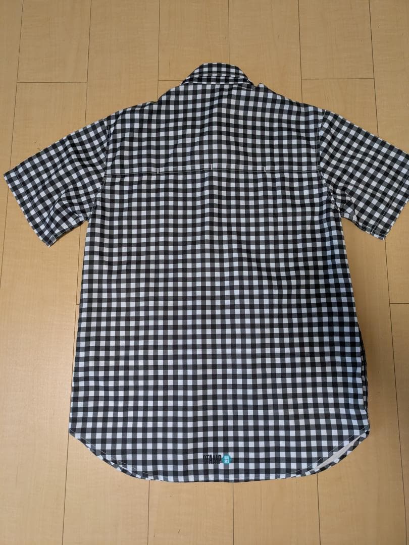STAMP RUN&CO　RUN SHIRTS BLACK CHECKRED