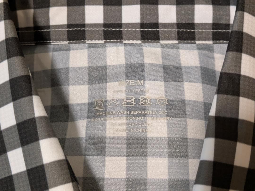 STAMP RUN&CO　RUN SHIRTS BLACK CHECKRED