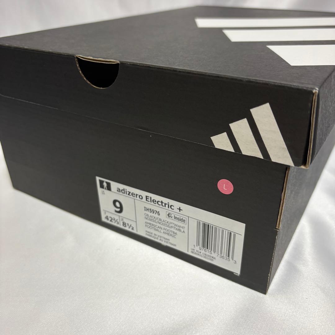 Adizero Electric+Ⅱ Cleats　Black　27.0㎝　L