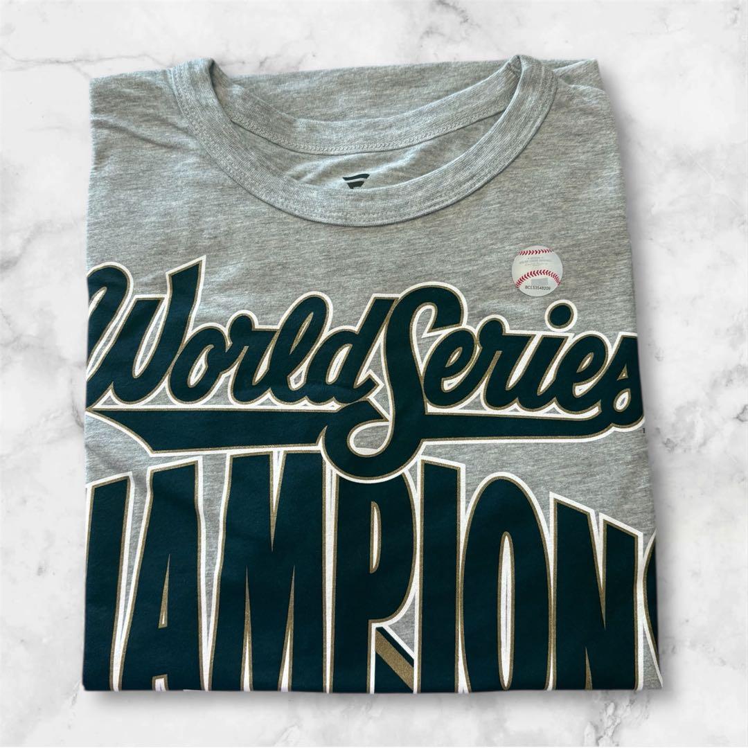 ドジャース　ワールドシリーズ2025優勝　大谷翔平選手着用　Tシャツ　MLB公式