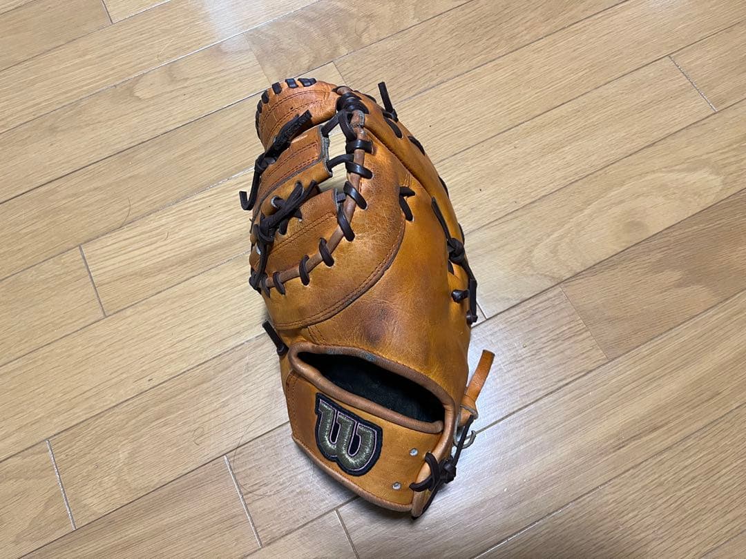 Wilson HG-953R 硬式ファーストミット　紐新品全部換え
