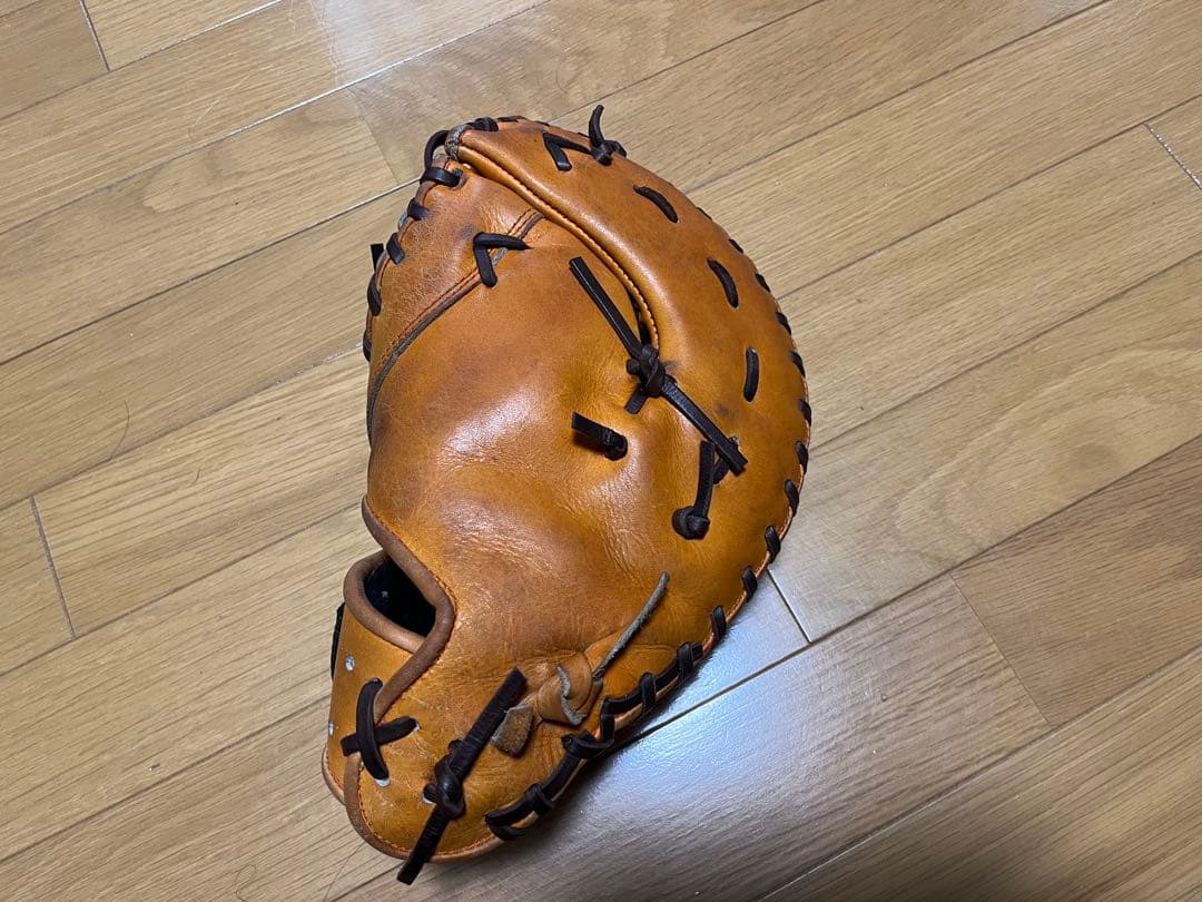 Wilson HG-953R 硬式ファーストミット　紐新品全部換え