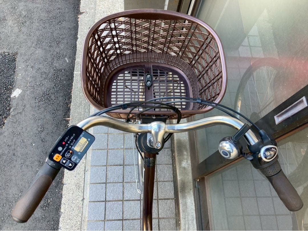 中古電動自転車 パナソニック ビビDX 26インチ ブラウン 横浜 №3735