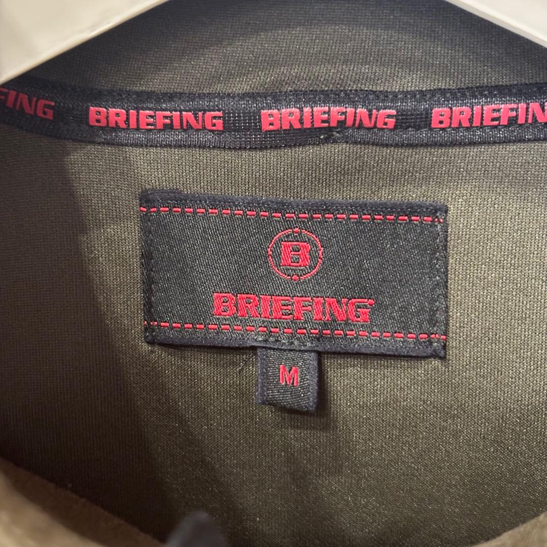 BRIEFING GOLF 3Dロゴパーカー　メンズMカーキ