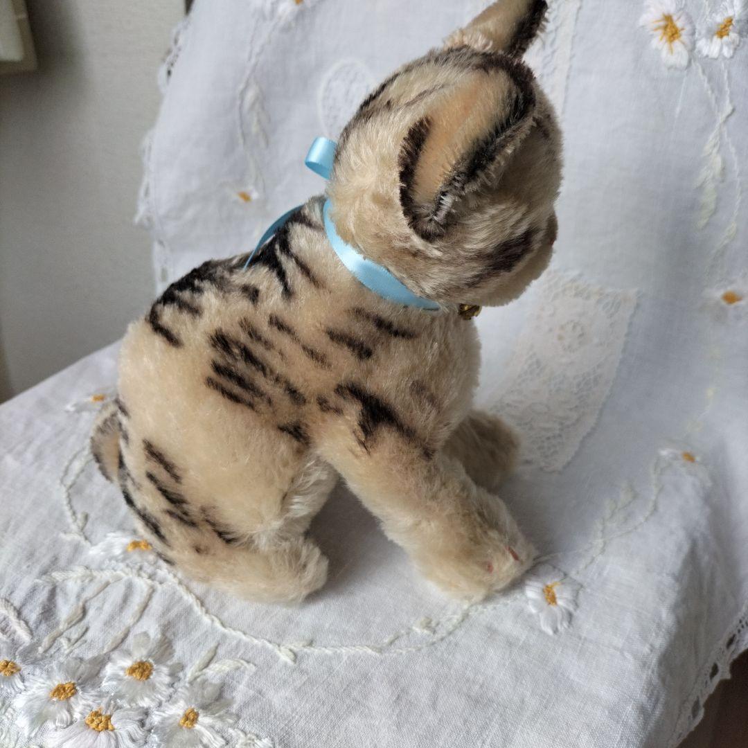 ビンテージ　シュタイフ　Susi　キャット　猫　高さ２０cm 大きめ