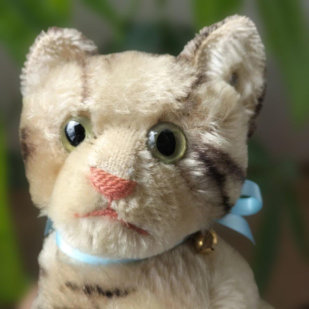 ビンテージ　シュタイフ　Susi　キャット　猫　高さ２０cm 大きめ