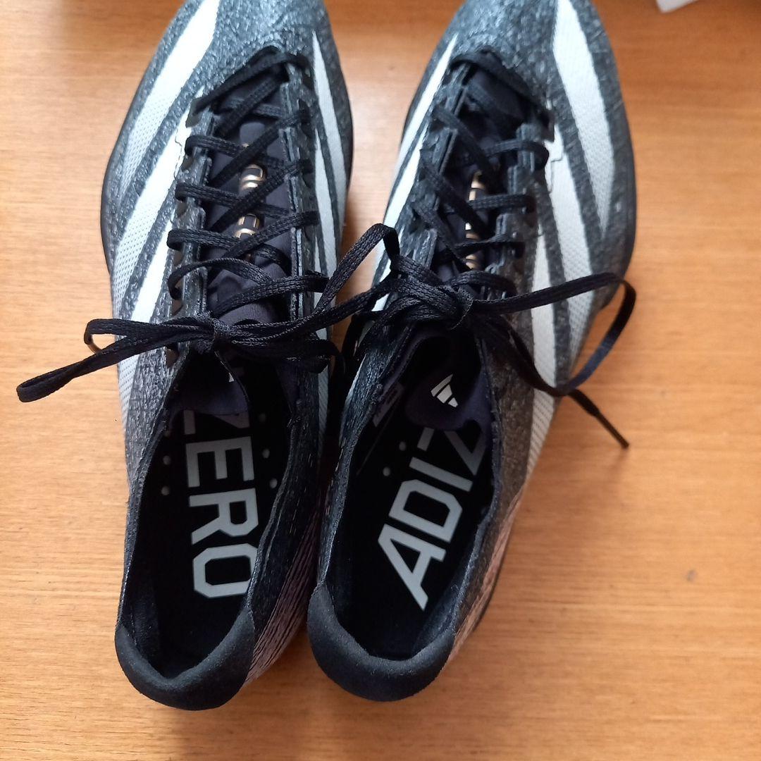 adidas ADIZERO スパイクシューズ ブラック/ホワイト