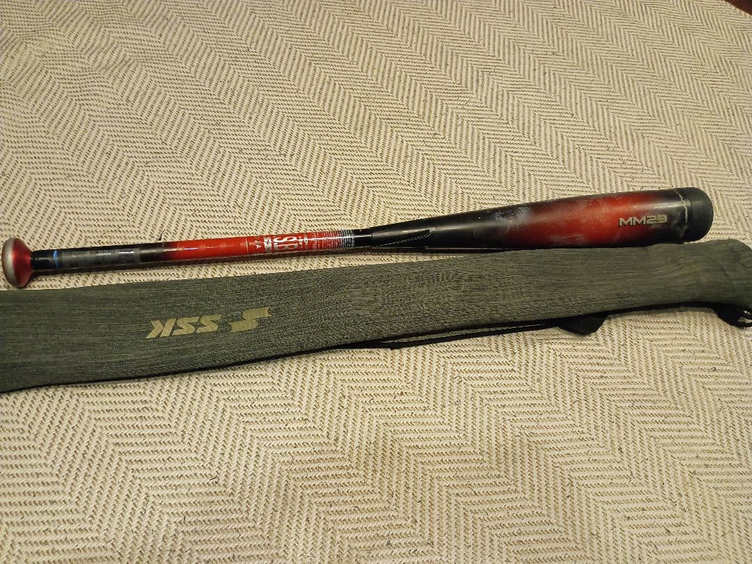 SSK MM23 80cm 690g 少年軟式用 ブラック×レッド