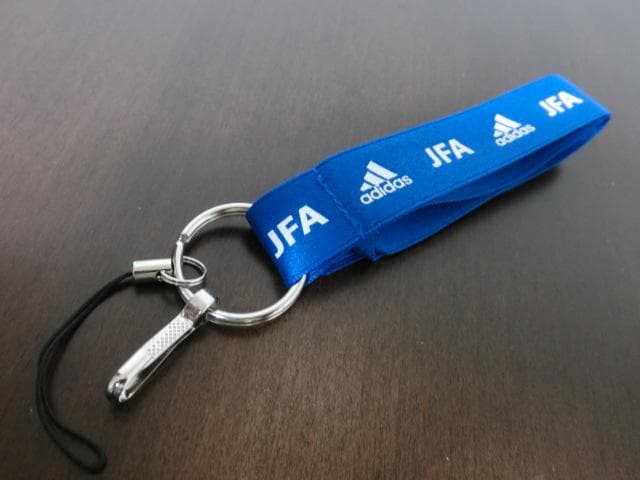 【非売品】日本サッカー協会JFA＆アディダスコラボ★携帯ストラップ★日本代表