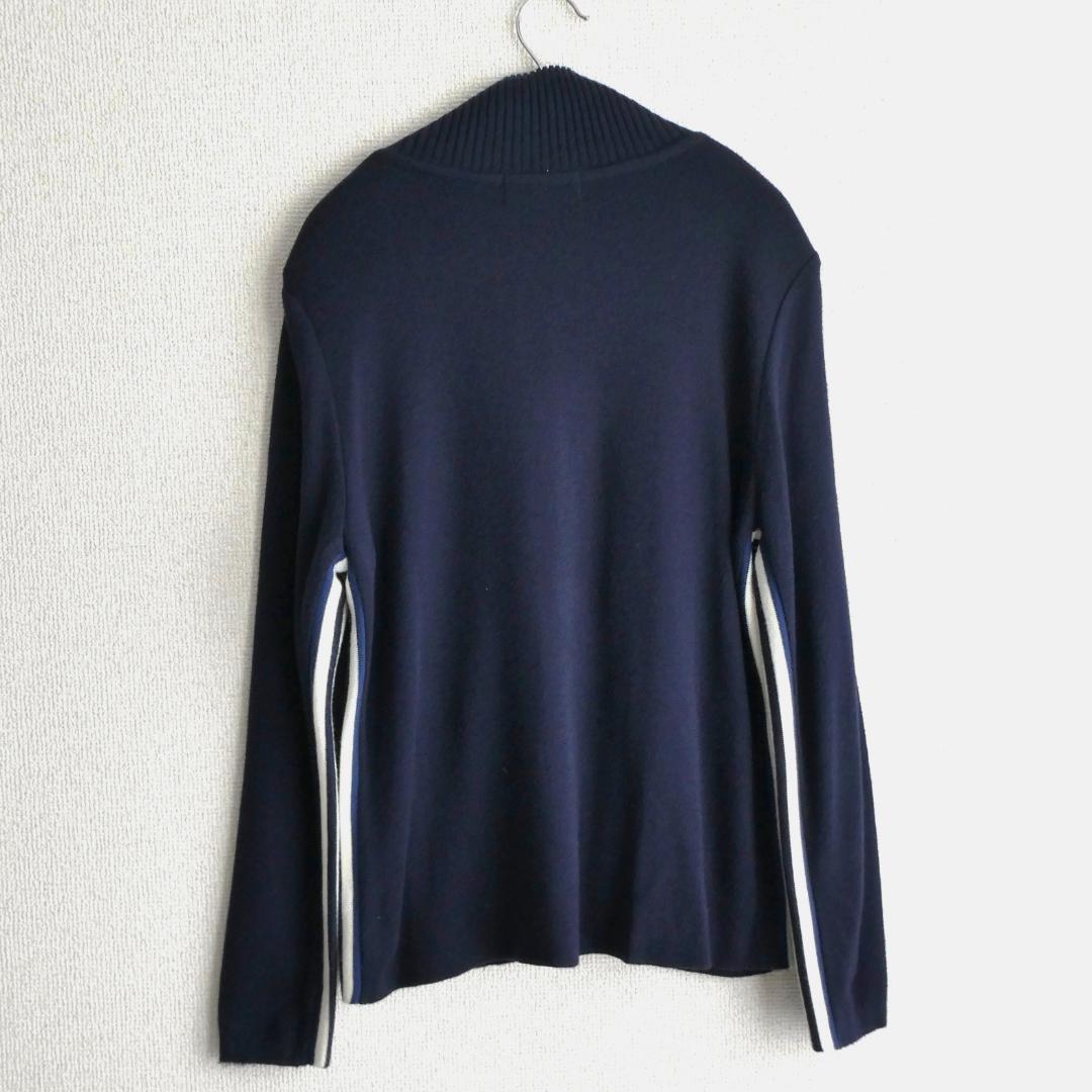 Black＆White　ジップアップ ニットジャケット ゴルフウェア