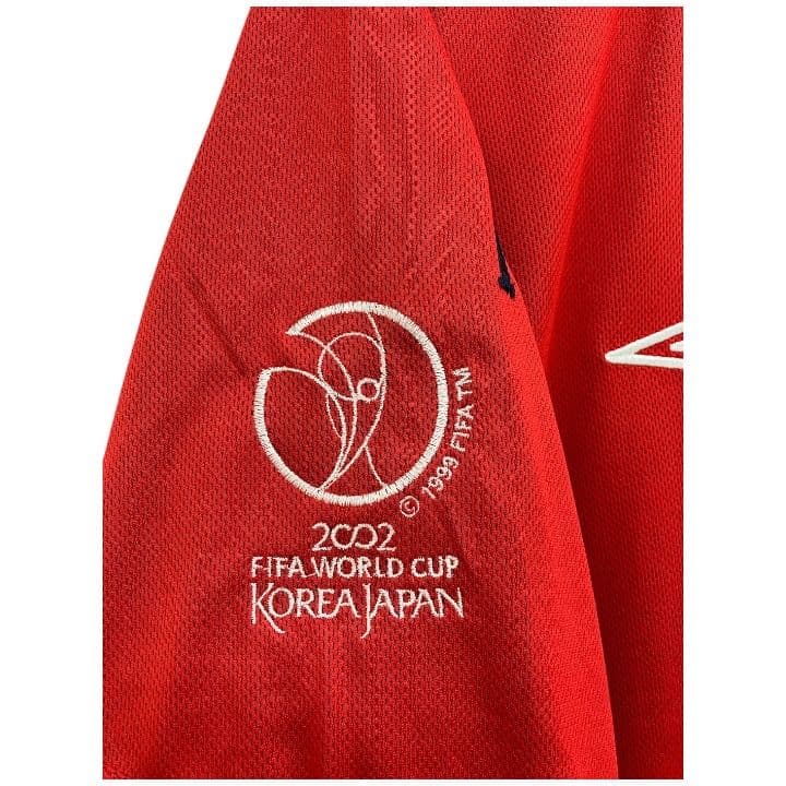 02-03 イングランド代表　ベッカム　アンブロオフィシャル　長袖ユニフォーム