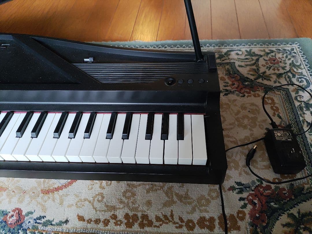 61鍵 黒 電子ピアノ KORG microPIANO アダプタ付き