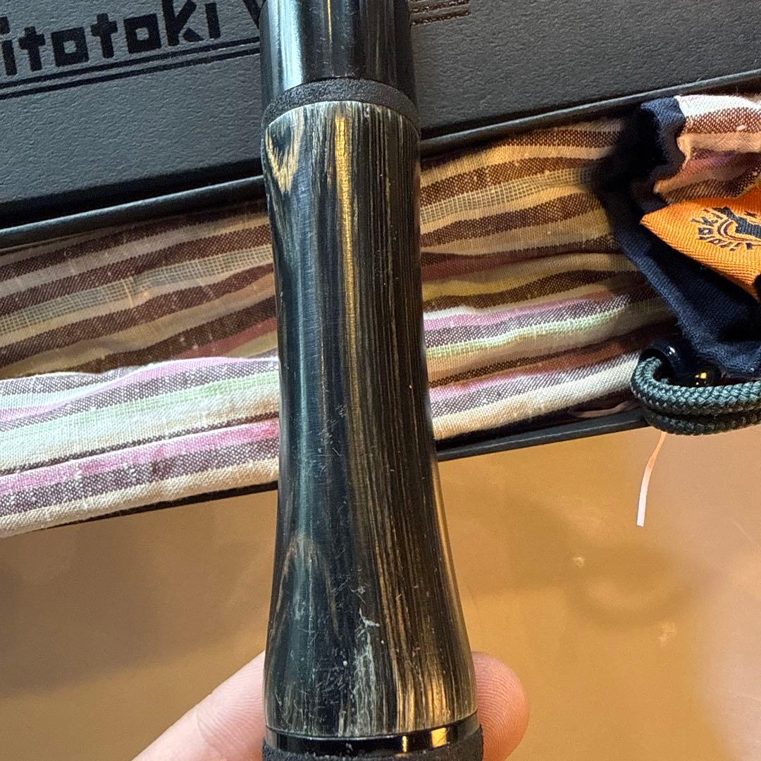 Hitotoki works ヒトトキワークス　ブラックウッドスピニンググリップ