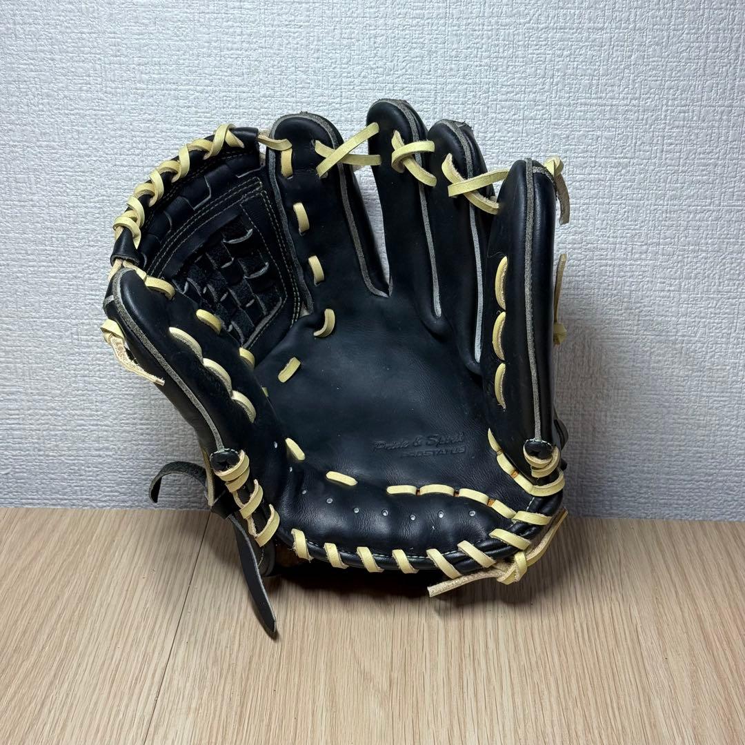 ZETTプロステイタス硬式 内野手用 紐色変更可能 源田モデル