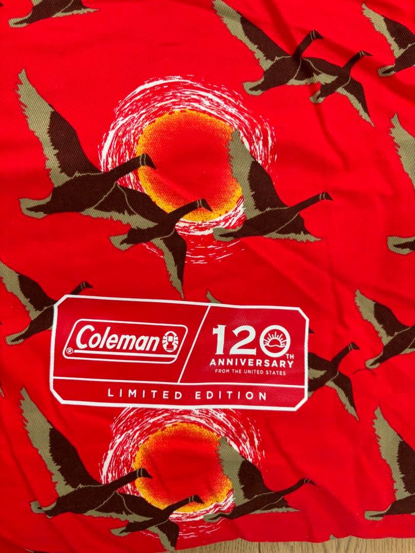 コールマン　2個セット　寝袋　Coleman 120周年赤　　使用回数３回