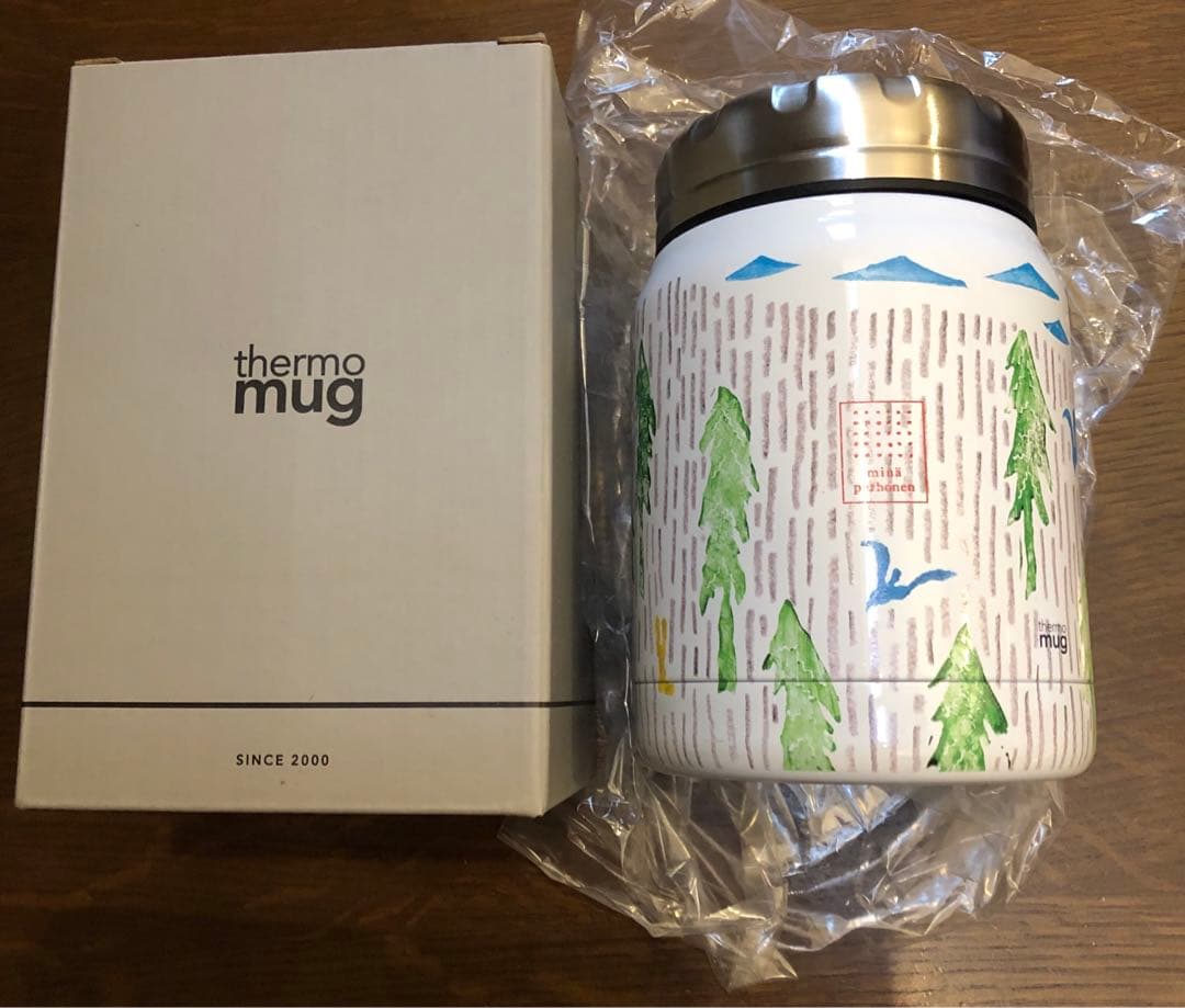 最終値下げ ミナペルホネン サーモス Thermos one day ホワイト