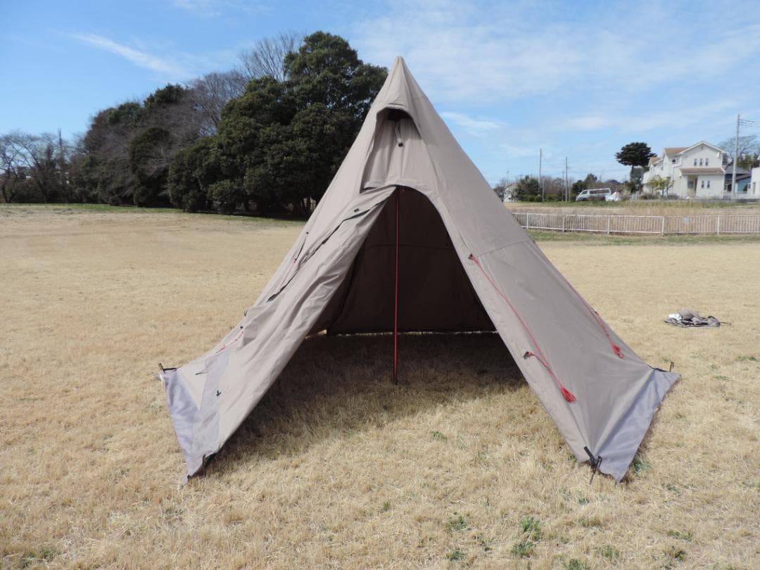 QUICKCAMP ワンポールテント QC-TCT440 ポリコットン グレー
