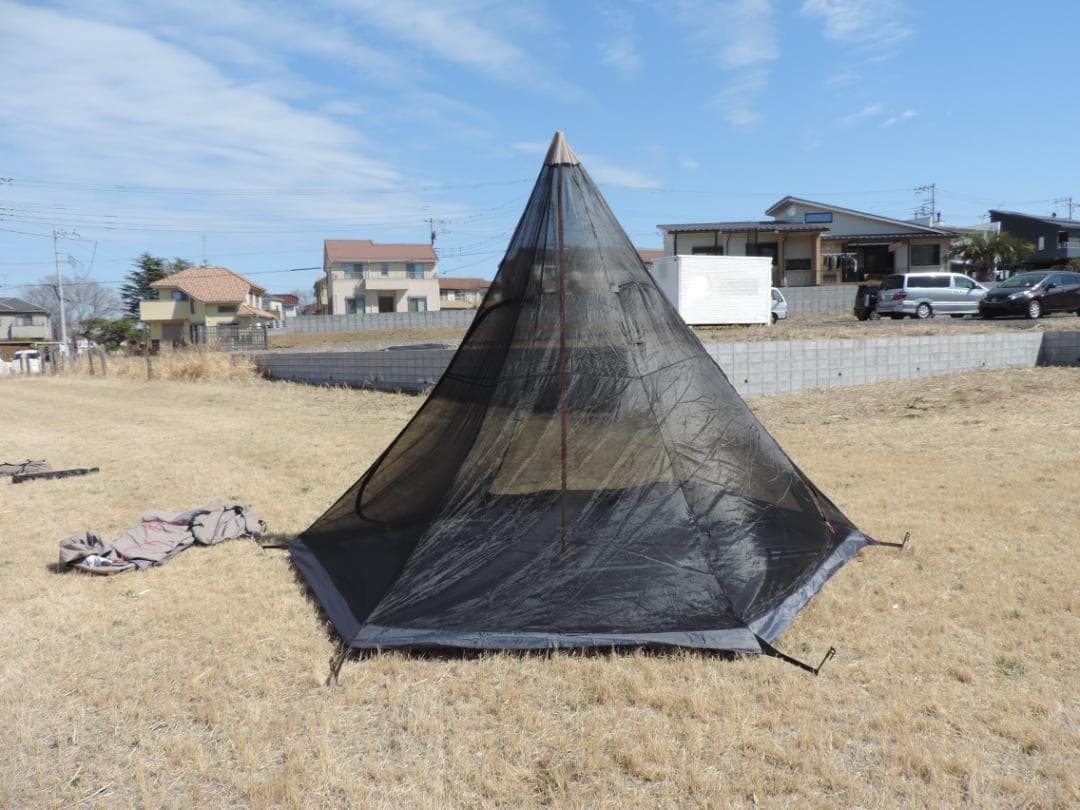 QUICKCAMP ワンポールテント QC-TCT440 ポリコットン グレー