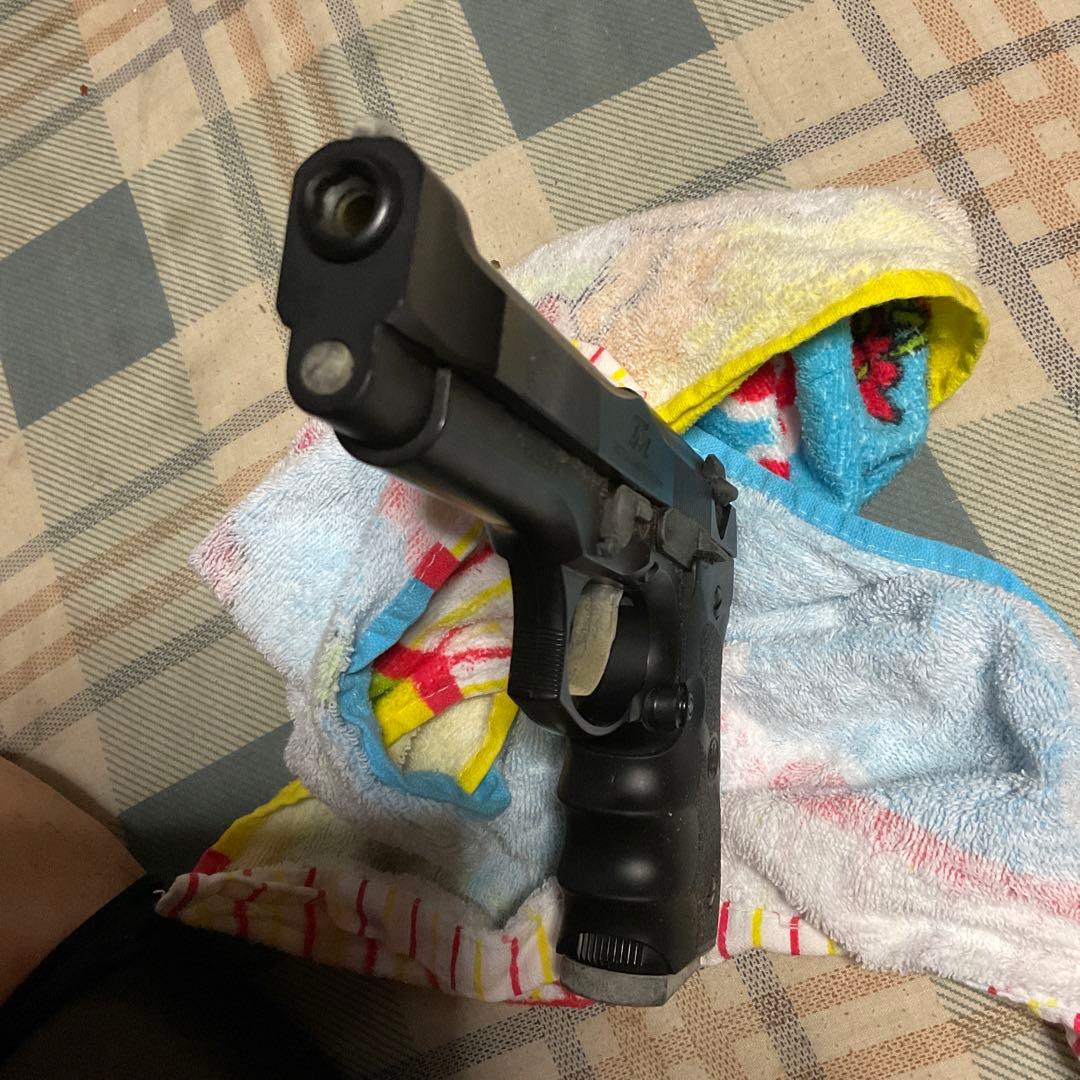 東京マルイ　TACTICAL MASTER cal 9mm スライドアクション。