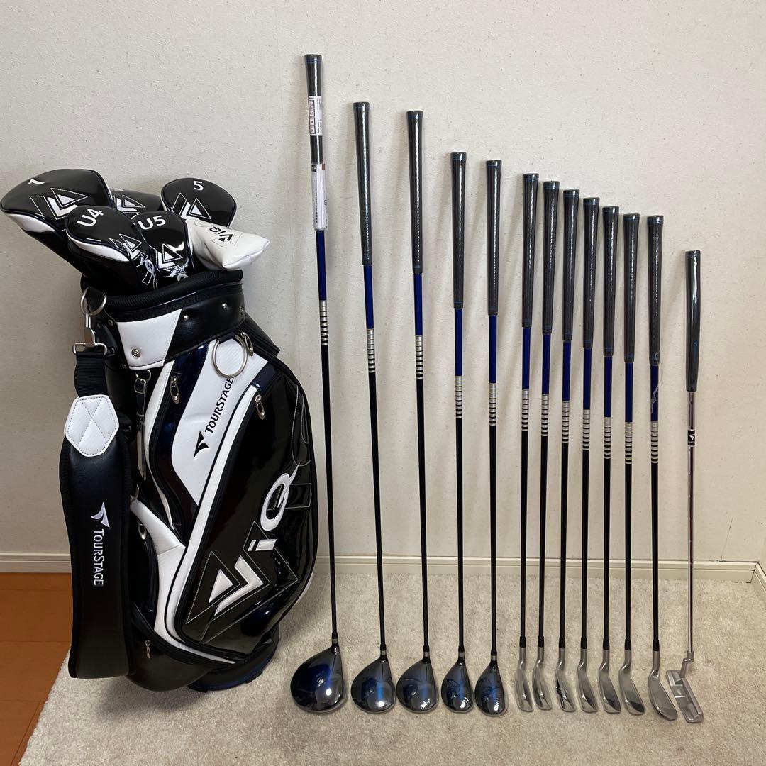 新品❗️超人気セット❗️ゴルフクラブセット　メンズ　ツアーステージ　VIQ
