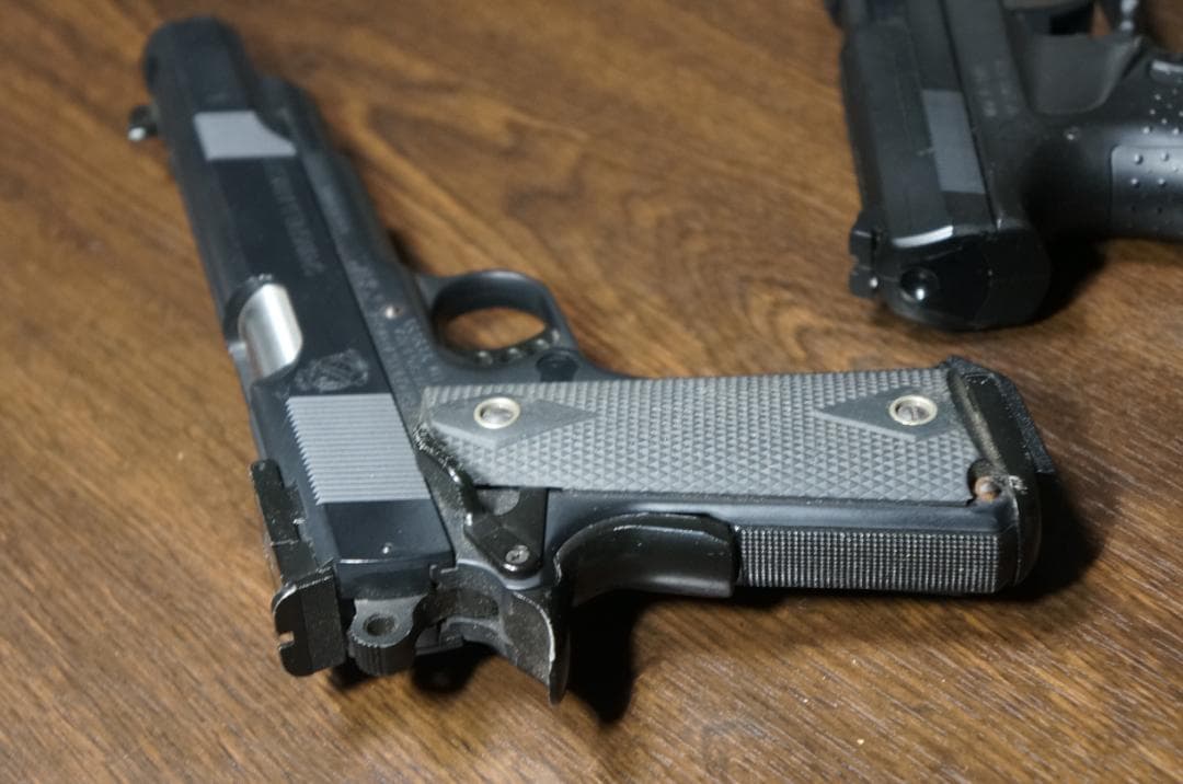 エアコキASGKエアガン2点KHC　1911－A1　SEKITOワルサーP99