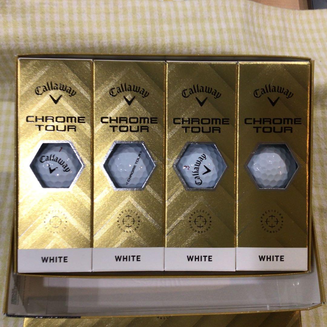 Callaway Chrome Tour ホワイト 12個入　2ダース(24球)