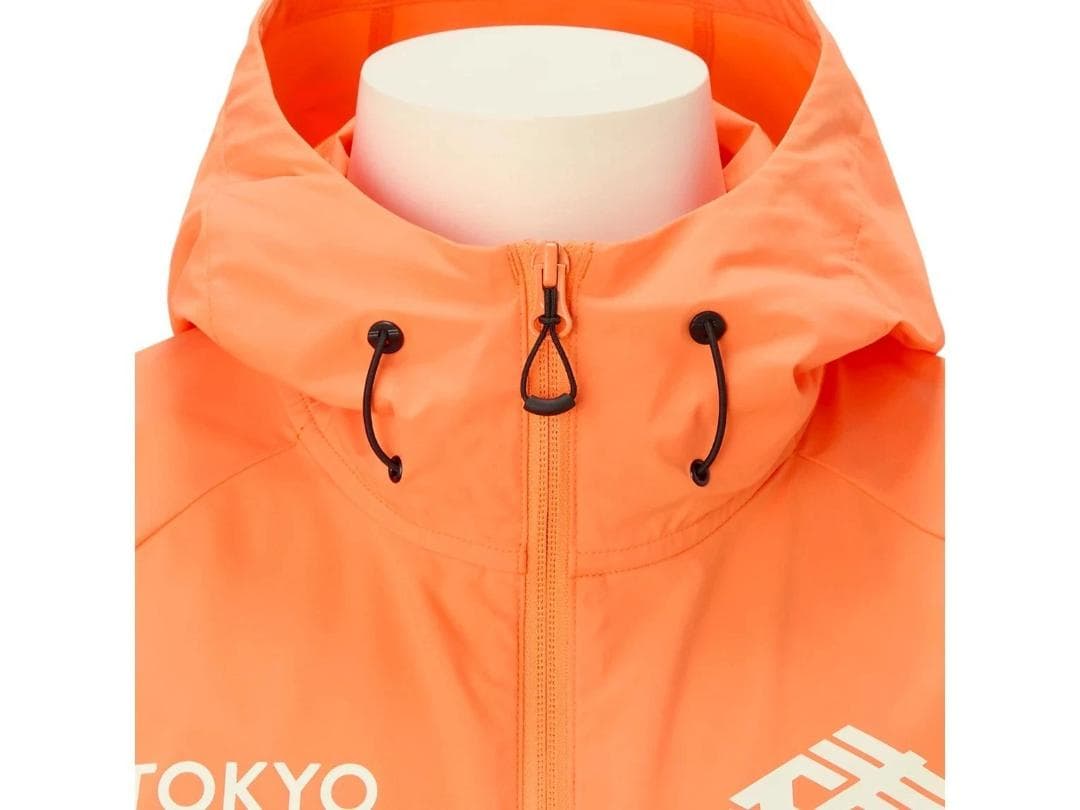 ASICS 東京マラソン2026 ウィンドブレーカー オレンジ M