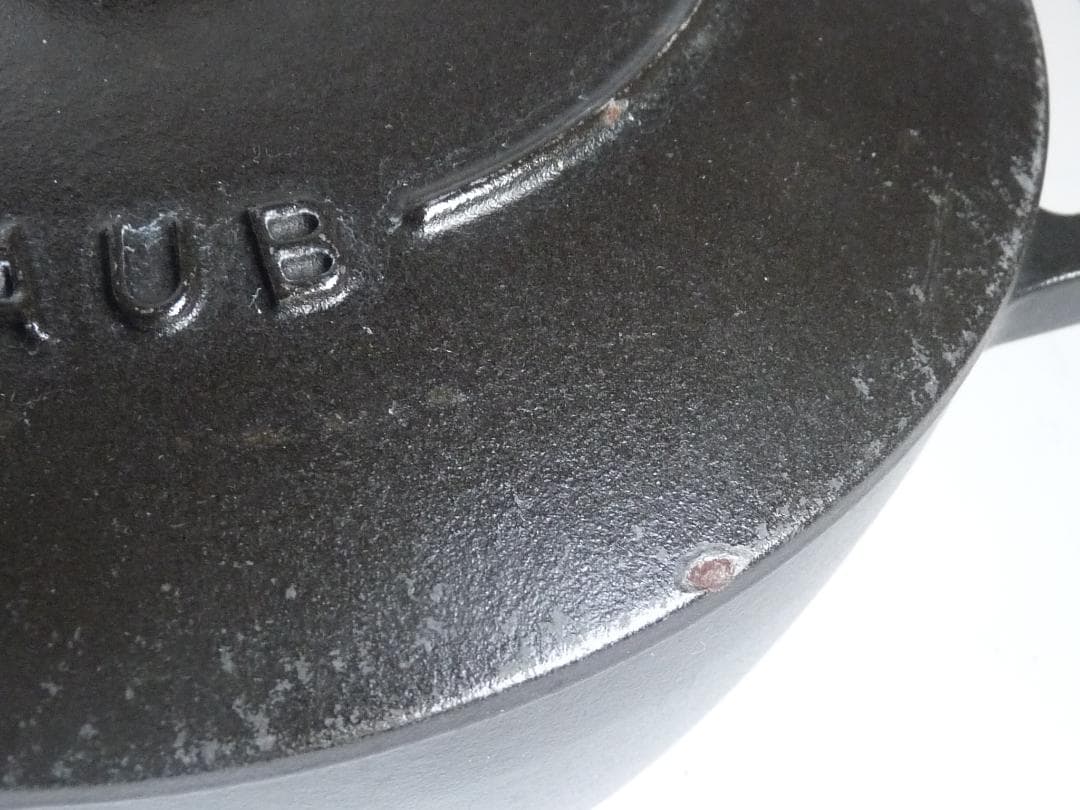 STAUB WA-NABE 20cm 鋳鉄 両手鍋 黒