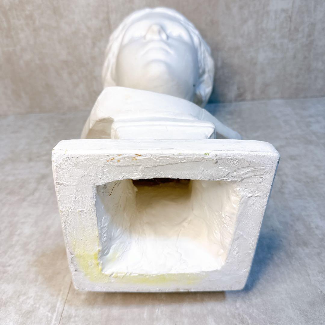 石膏像 デッサン用 少女 胸像 美術教材 練習用 オブジェ フレンチ風