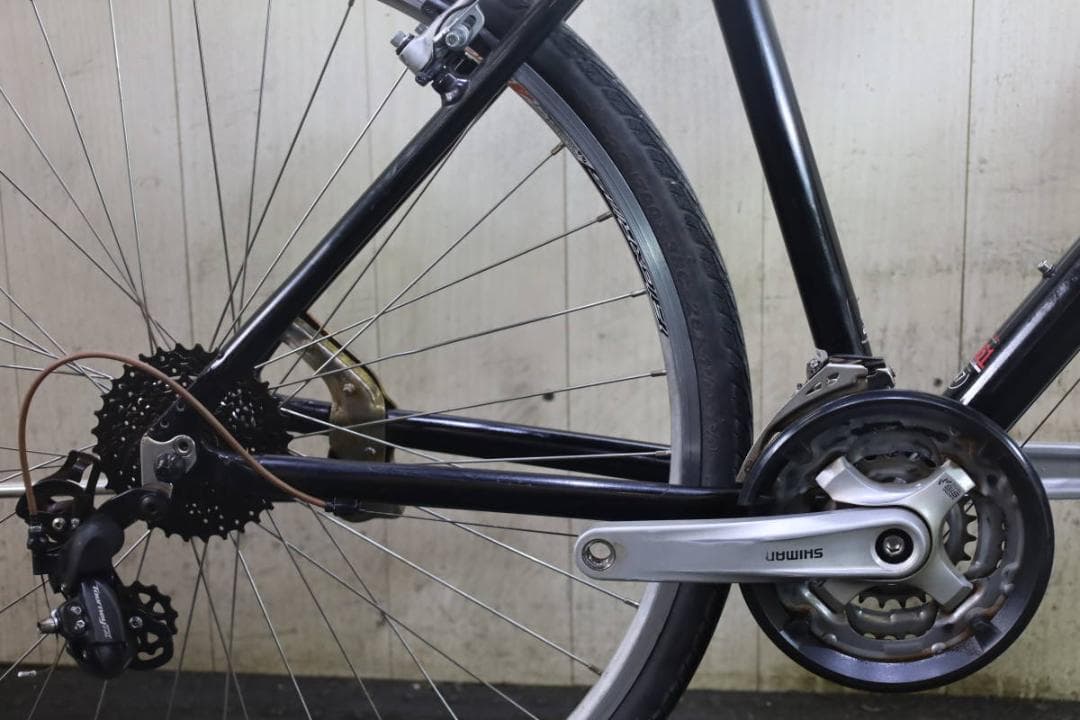 ルイガノLGS-C9 700C アルミ 24速 470mm クロス 黒
