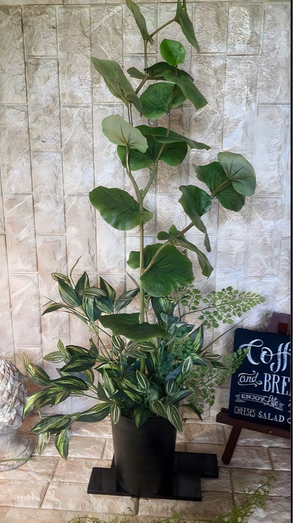 光触媒　人工観葉植物　ウォールグリーン　シーグレープトラカン93gpg