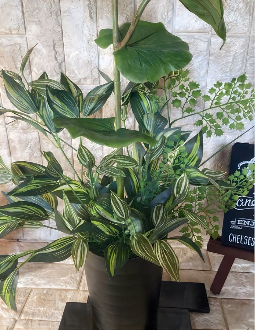 光触媒　人工観葉植物　ウォールグリーン　シーグレープトラカン93gpg
