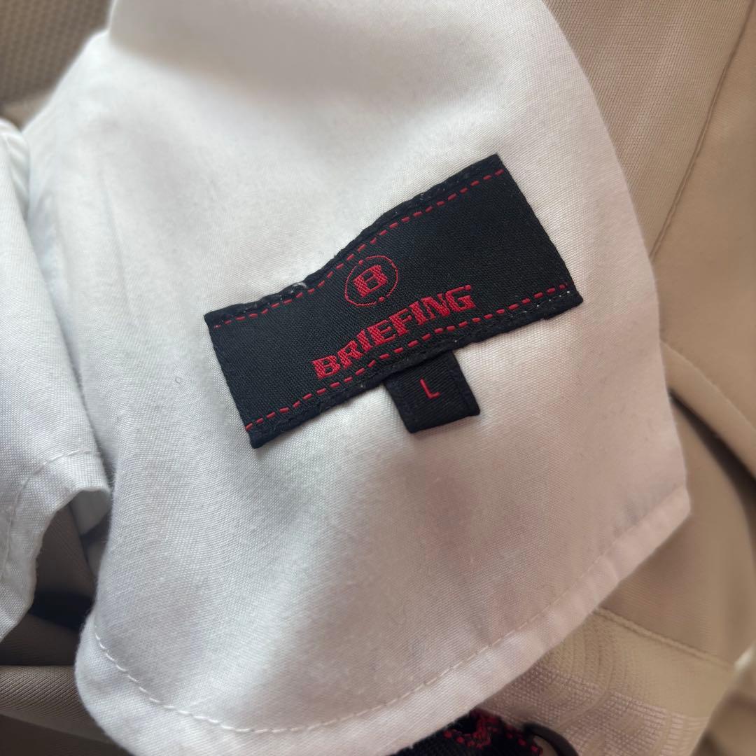 BRIEFING GOLF セットアップ　ベージュ　上下Lメンズサイズ