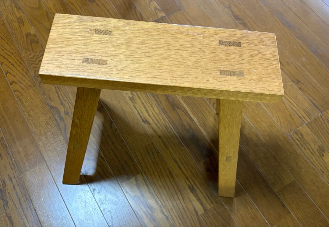 【極美品】無印良品 無垢材ベンチ・小 オーク材 廃盤品