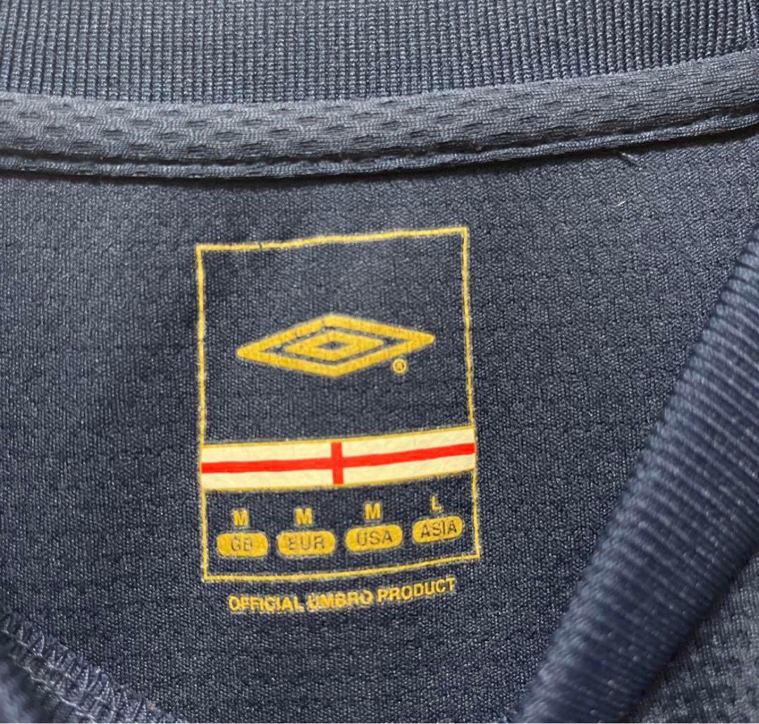 アンブロ イングランド代表 ゲームシャツ Tシャツ 半袖 刺繍ロゴ ワッペン L