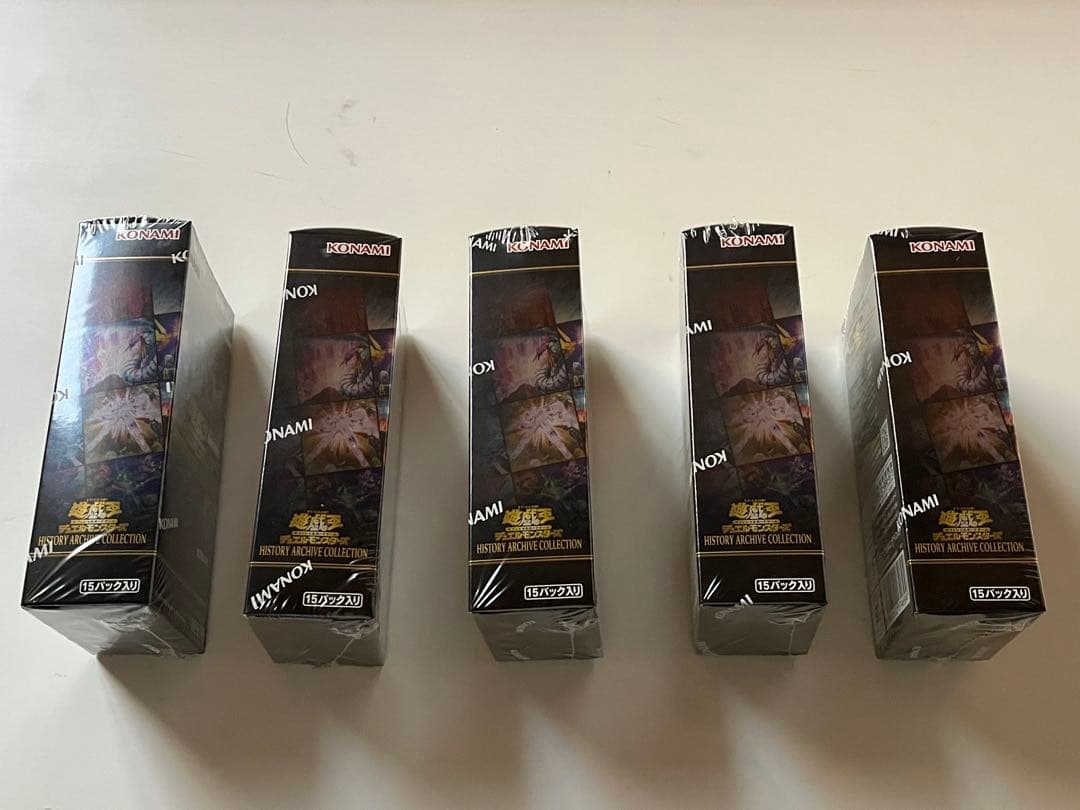 遊戯王 ヒストリーアーカイブコレクション 5ボックス　新品未開封