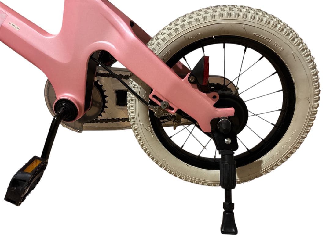 Ravi 補助輪あり幼児用自転車 ピンク 14インチ