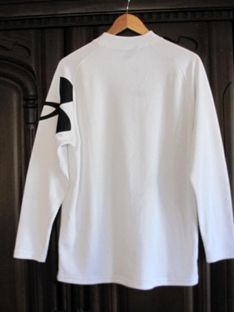 Under Armour M's Golf XL 白 ワッフル モックネック