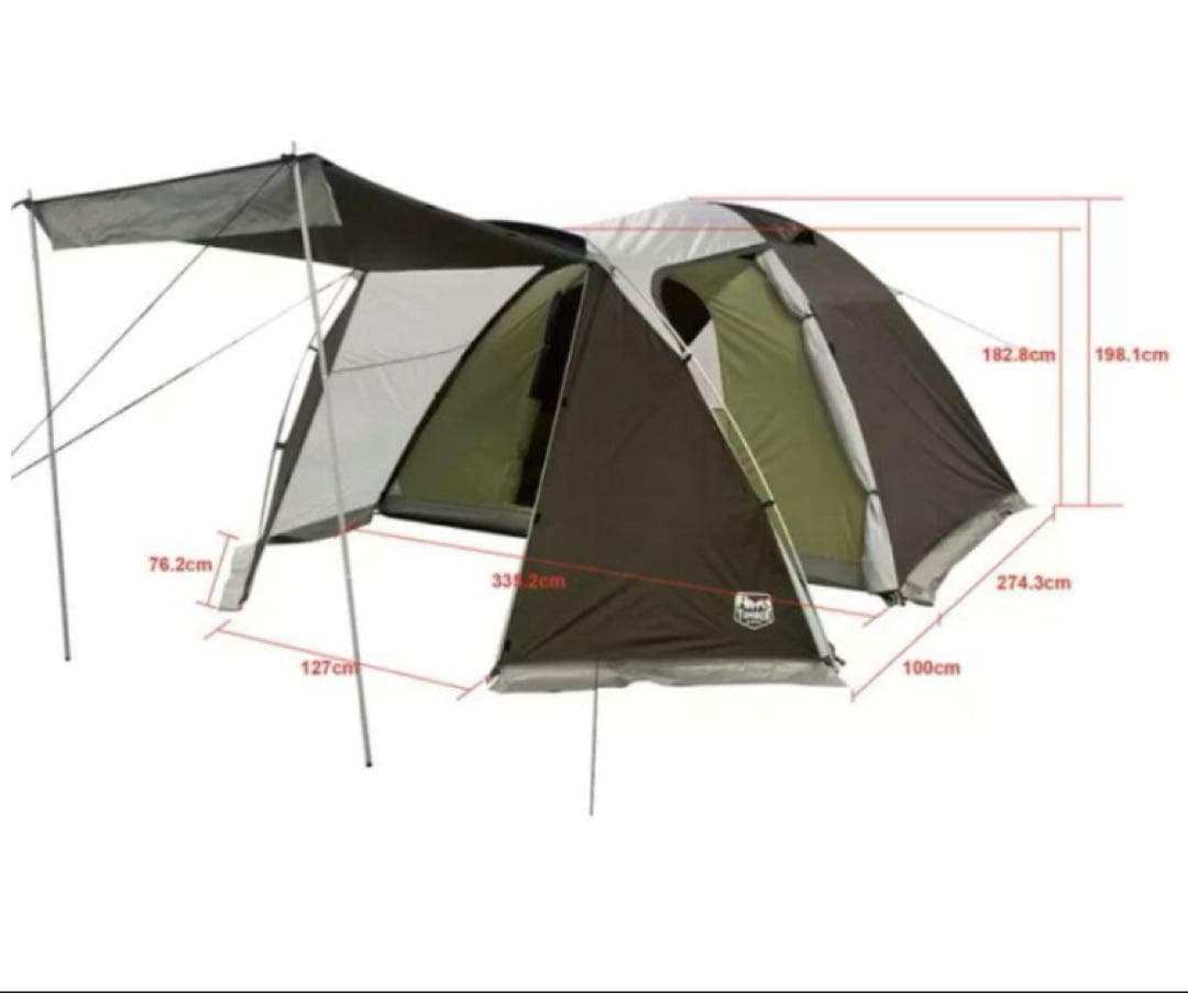 TIMBER RIDGE ティンバーリッジ 6人用 2ルーム ドーム型 テント