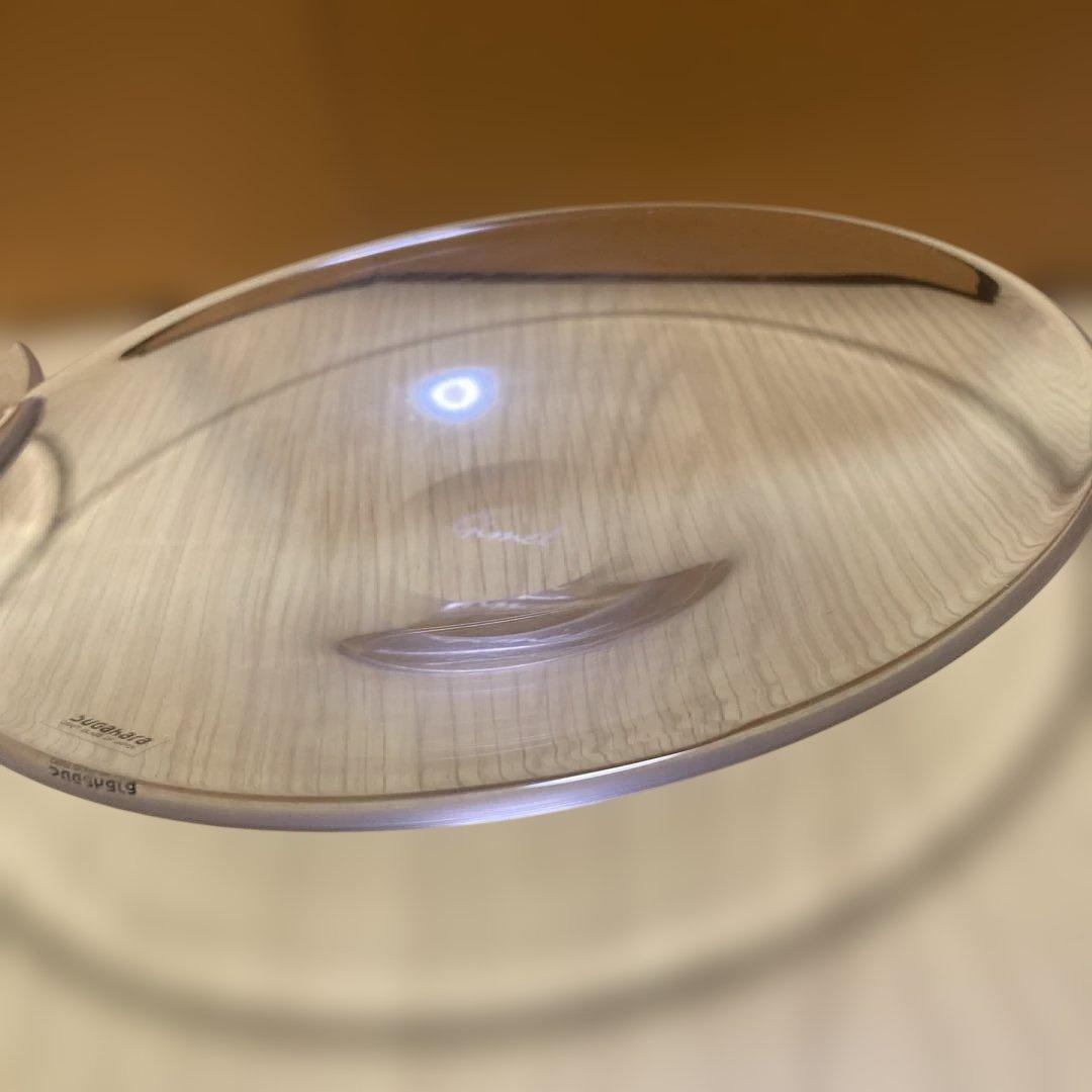 21cm 廃盤サイズ sghr ピアット 宙吹プレート 宙吹皿 平皿 大皿
