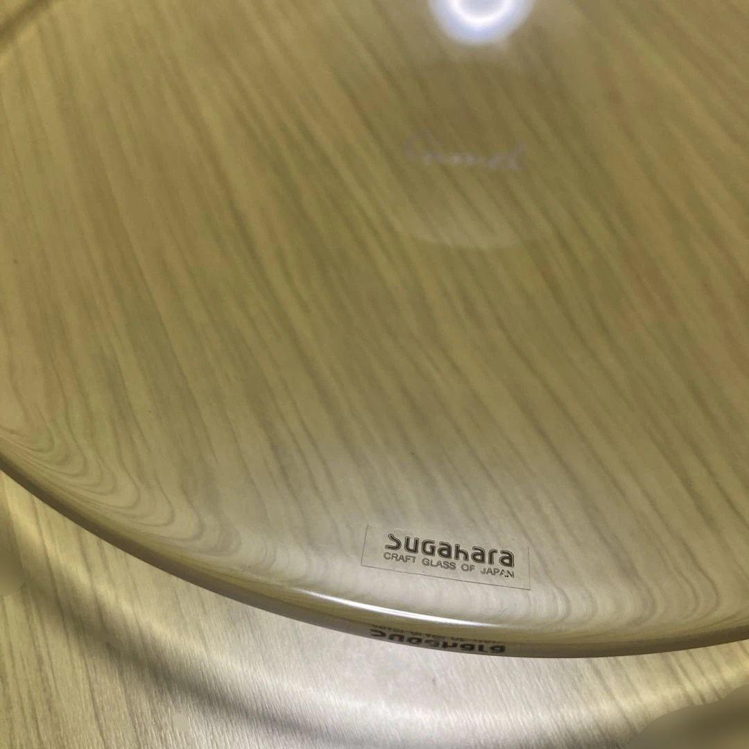 21cm 廃盤サイズ sghr ピアット 宙吹プレート 宙吹皿 平皿 大皿