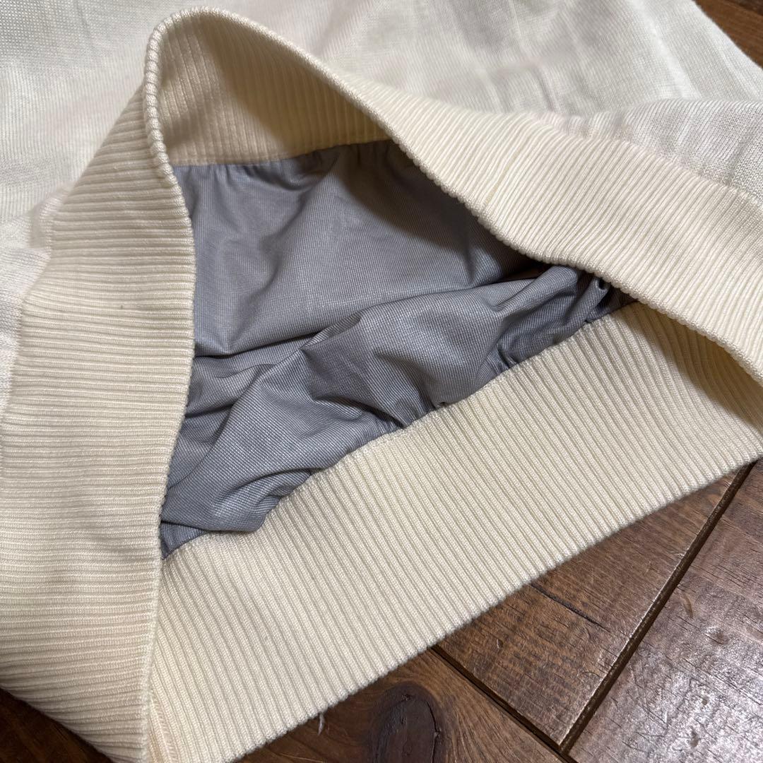 アンパスィ　ハーフジップ　ニットブルゾン　Lサイズ