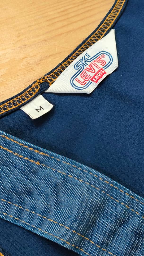 SKI LEVI'S デニム オーバーオール/春スキーにも