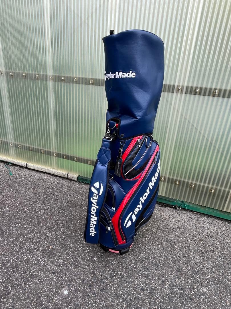 TaylorMade キャディバッグ ネイビー/レッド